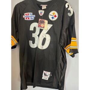 Mitchell Ness Steelers Jerome Bettis Super Bowl XL Jersey 2006 Size 54 NWT